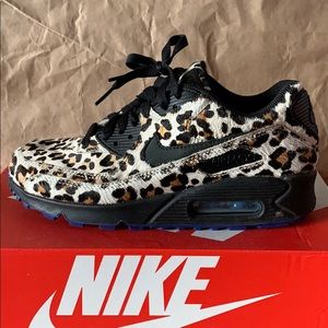 Nike ID Air Max Leopard Sneaker Horsehair Creepers